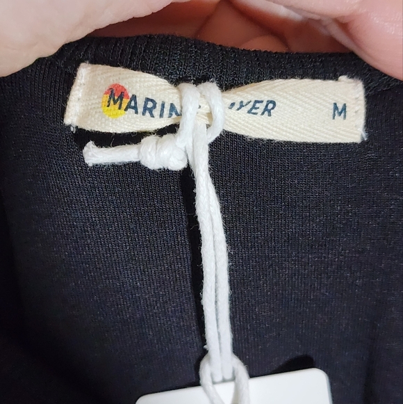 Marine Layer Jersey Knit Black Sleeveless Dress - Picture 6 of 6